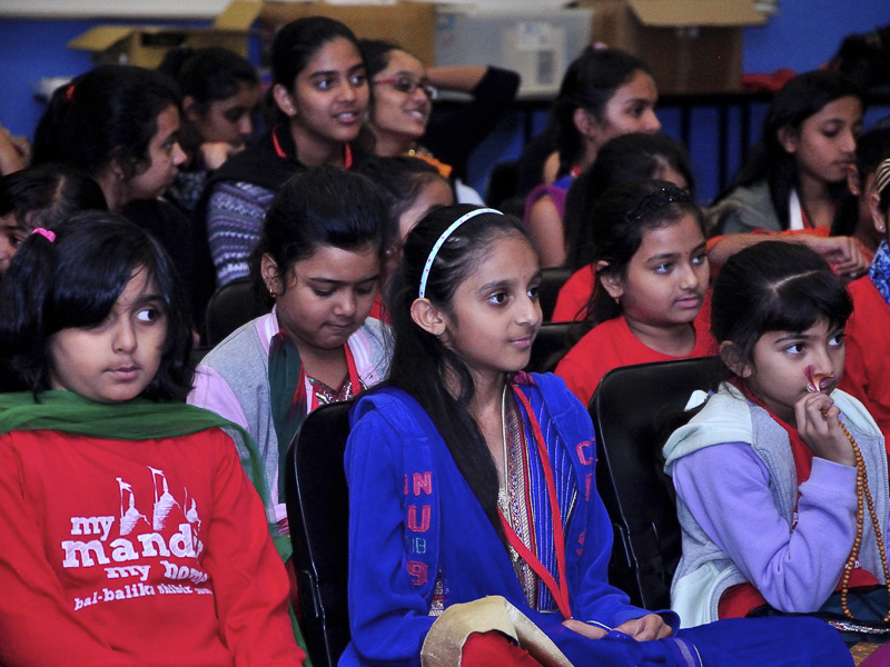 Children’s activities during 'My Mandir My Home' 