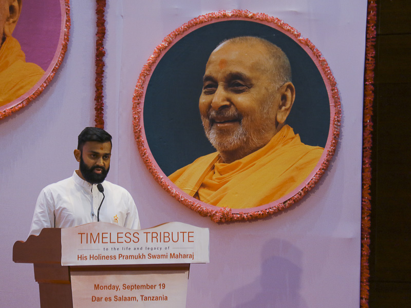 Tribute Assembly in Honor of HH Pramukh Swami Maharaj, Dar-es-Salaam