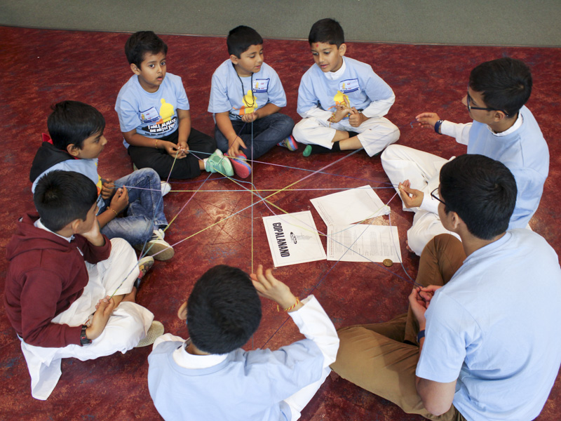 Children participate in bal-balika shibir