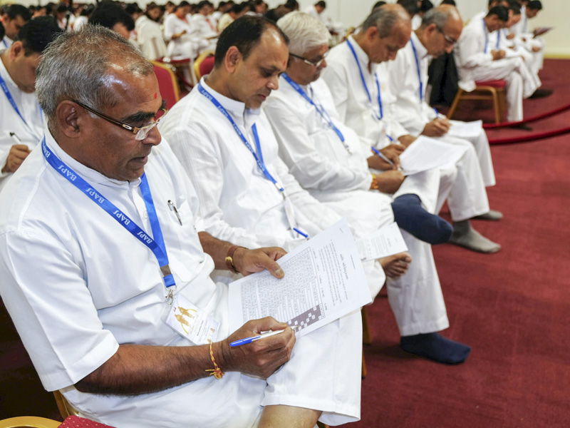 Karyakars during the shibir