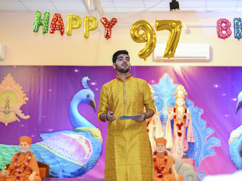 97th Birthday Celebration of Brahmaswarup Pramukh Swami Maharaj, Dar-es-Salaam