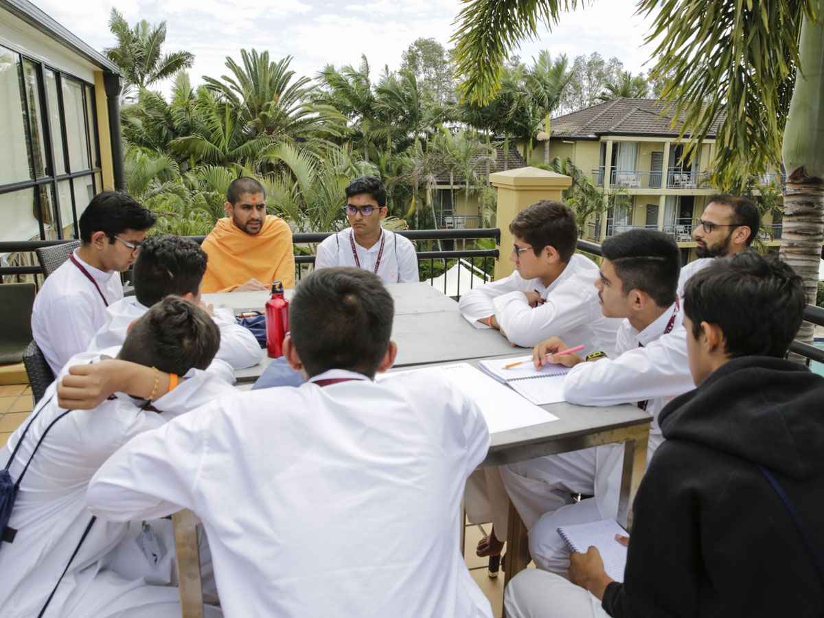 Group discussion during the convention