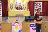 Students participating in various activities during English Week and the assembly thereof