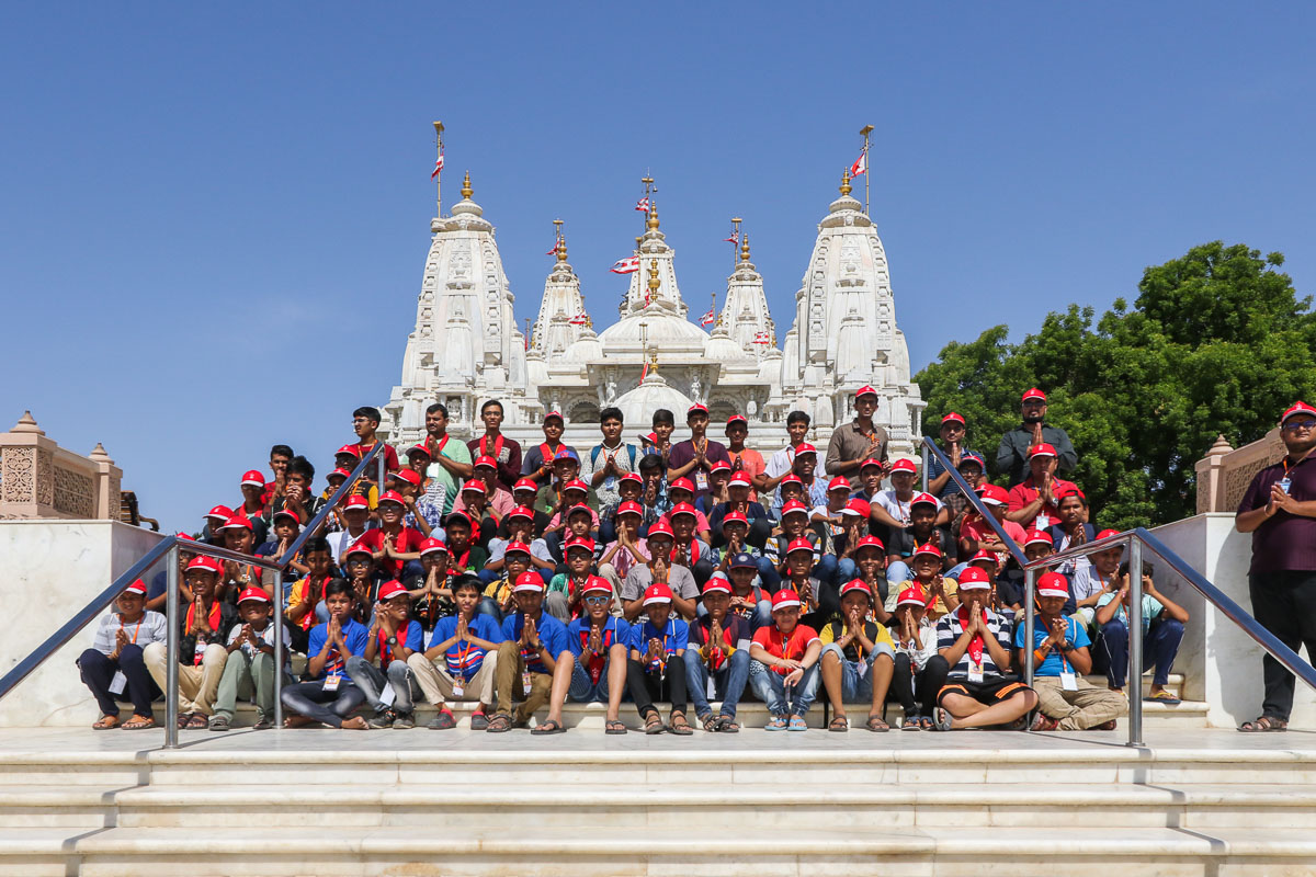 Children Visit Sacred Sites