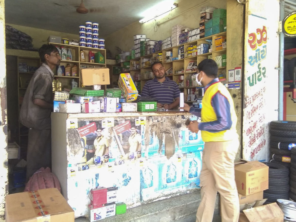 BAPS Community Services for Coronavirus Awareness, Silvassa
