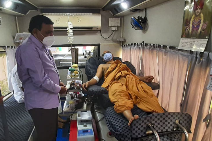 BAPS Community Services During the Coronavirus Lockdown, Godhra