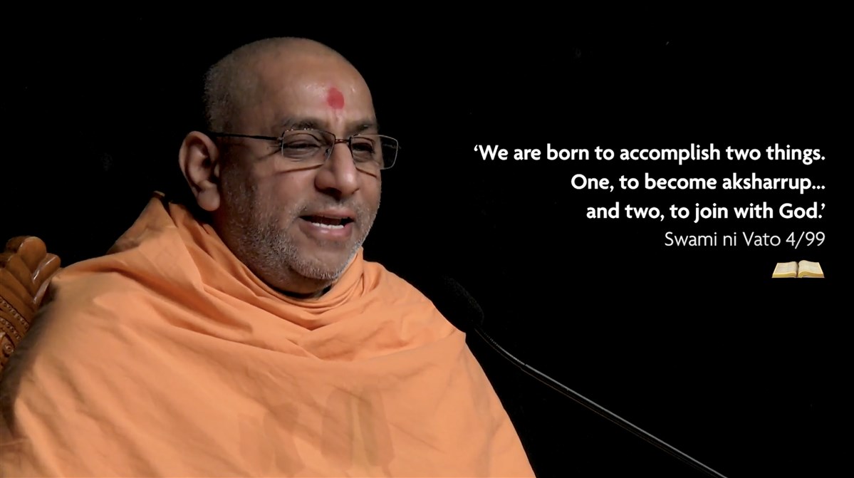 Anandpriyadas Swami explained how Satsang liberates us from the worldly mirage