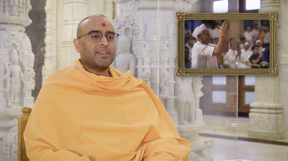 Yagnatilakdas Swami spoke about Virchandbhai Modi and his sacrifices for Satsang
