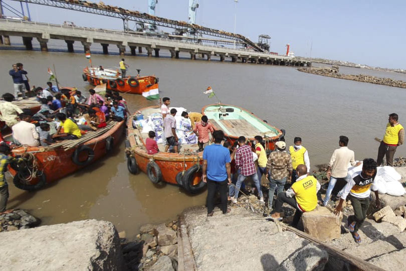 Cyclone Tauktae Relief Aid, Mahuva