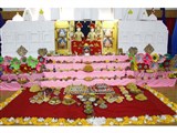 Annakut offered to Thakorji and Guru