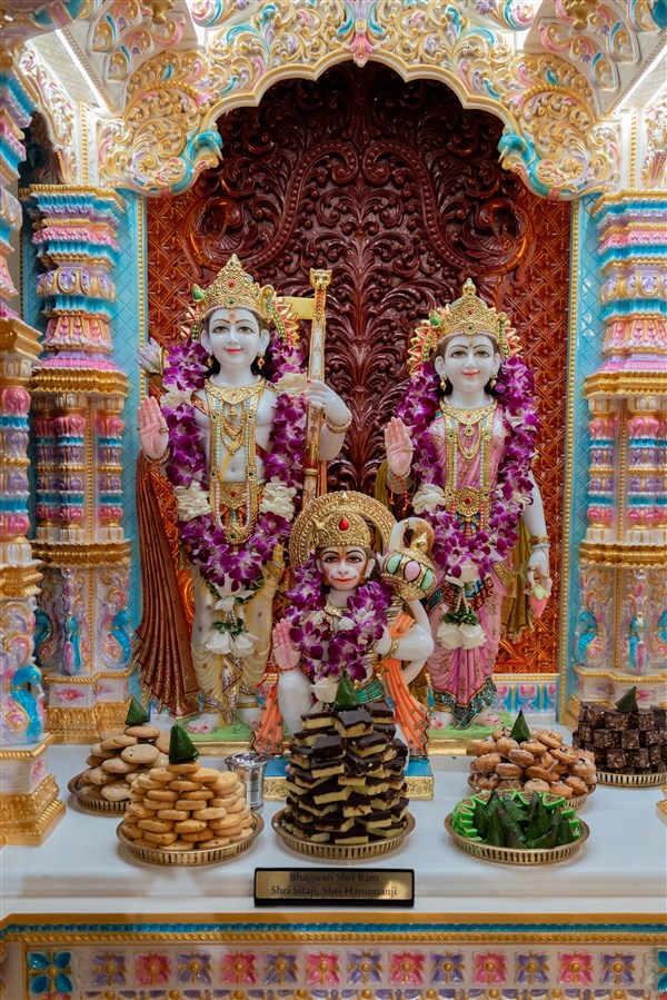 Bhagwan Shri Ram, Shri Sitaji, Shri Hanumanji