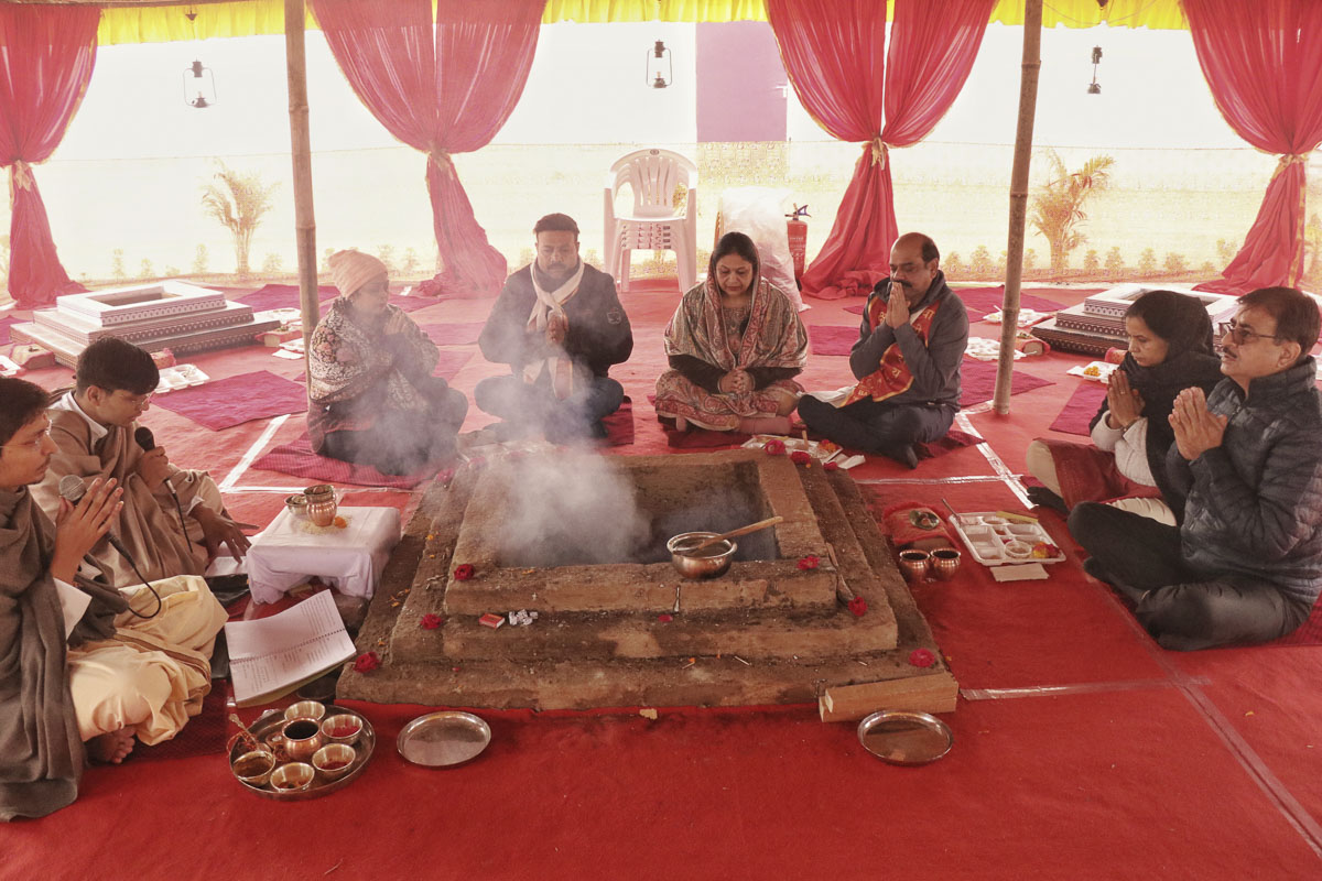 BAPS Shibir and Mahayagna in Mahakumbh, Prayagraj
