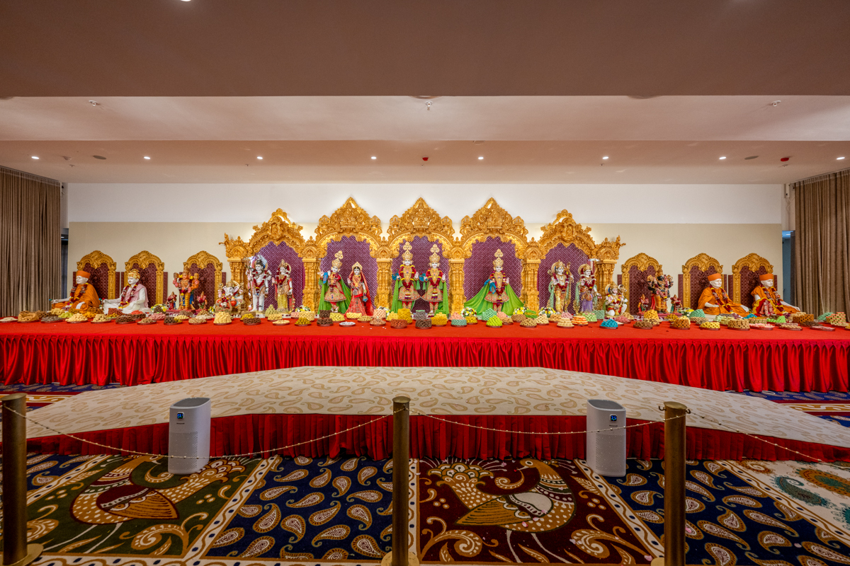 Murtis at BAPS Hindu Mandir, Johannesburg