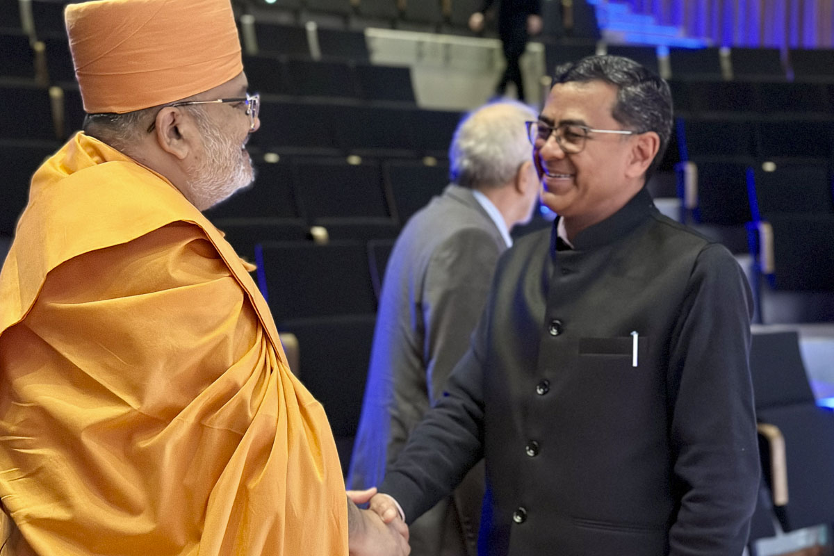 The Swaminarayan Tradition Represented at Historic 'The Dharmic Renaissance and The Athens Declaration' Summit , Athens, Greece