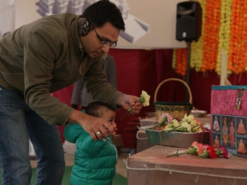 Akshardham Jagatipith Shila Pujan Ceremony, Robbinsville, NJ, USA