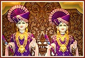 Parabrahma Bhagwan Shri Swaminarayan and Aksharbrahma Shri Gunatitanand Swami