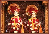 Parabrahma Bhagwan Shri Swaminarayan and Aksharbrahma Shri Gunatitanand Swami
