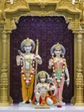 Bhagwan Shri Ram, Shri Sitaji and Shri Hanumanji