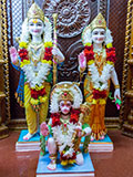 Bhagwan Shri Ram, Shri Sitaji and Shri Hanumanji