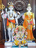 Bhagwan Shri Shankar, Shri Parvatiji and Shri Ganeshji