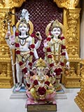 Bhagwan Shri Shankar, Shri Parvatiji and Shri Ganeshji
