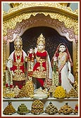 Shri Harikrishna Maharaj and Bhagwan Shri Radha-Govindji