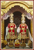 Parabrahma Bhagwan Shri Swaminarayan and Aksharbrahma Shri Gunatitanand Swami