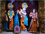 Shri Harikrishna Maharaj, Bhagwan Shri Krishna and Shri Radhaji