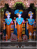 Parabrahma Bhagwan Shri Swaminarayan, Aksharbrahma Shri Gunatitanand Swami and Aksharmukta Shri Gopalanand Swami