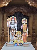 Bhagwan Shri Shankar, Shri Parvatiji and Shri Ganeshji