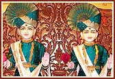 Parabrahma Bhagwan Shri Swaminarayan and Aksharbrahma Shri Gunatitanand Swami