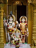 Bhagwan Shri Shankar, Shri Parvatiji and Shri Ganeshji