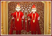 Parabrahma Bhagwan Shri Swaminarayan and Aksharbrahma Shri Gunatitanand Swami