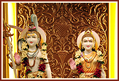 Bhagwan Shri Shankar, Shri Parvatiji and Shri Ganeshji
