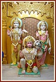 Bhagwan Shri Ram, Shri Sitaji and Shri Hanumanji
