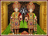 Parabrahma Bhagwan Shri Swaminarayan and Aksharbrahma Shri Gunatitanand Swami