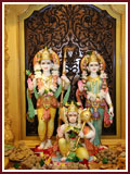 Bhagwan Shri Ram, Shri Sitaji and Shri Hanumanji