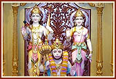 Bhagwan Shri Ram, Shri Sitaji and Shri Hanumanji
