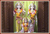 Bhagwan Shri Ram, Shri Sitaji and Shri Hanumanji