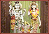Bhagwan Shri Shankar, Shri Parvatiji and Shri Ganeshji