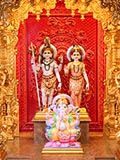 Bhagwan Shri Shankar, Shri Parvatiji and Shri Ganeshji