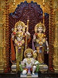 Bhagwan Shri Ram, Shri Sitaji and Shri Hanumanji