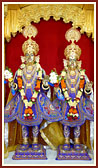 Parabrahma Bhagwan Shri Swaminarayan and Aksharbrahma Shri Gunatitanand Swami