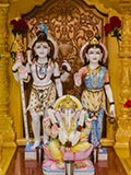 Bhagwan Shri Shankar, Shri Parvatiji and Shri Ganeshji